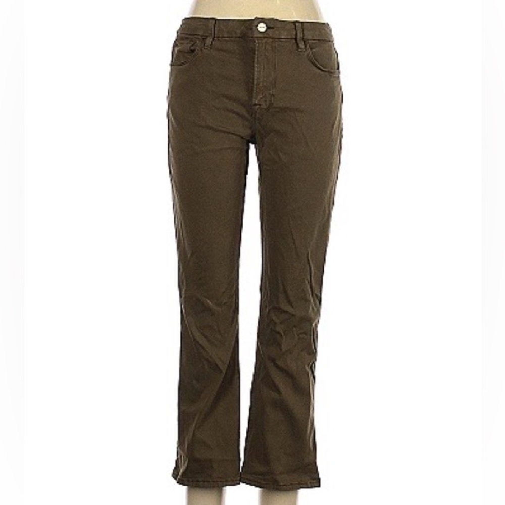 FRAME Green 32 Waist Jeans Colored denim, Bootleg cut